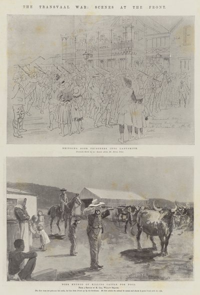 Der Transvaal-Krieg, Szenen an der Front von Melton Prior