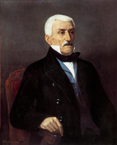 Porträt von Jose San Martin von Mercedes san Martin de Balcare