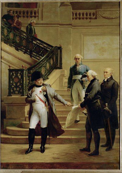 Napoleon auf der Treppe des Staatsrats von Merry Joseph Blondel