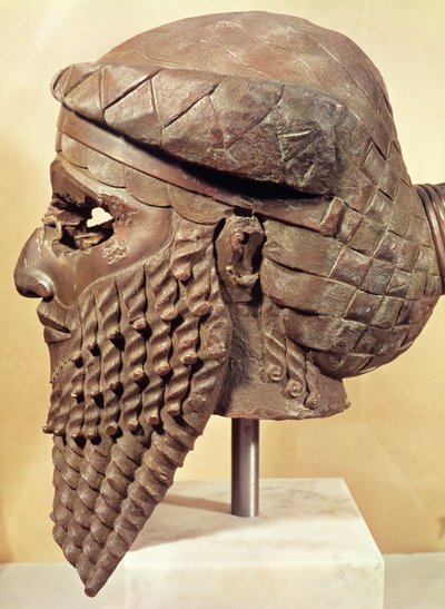 Kopf von Sargon I (ca. 2334-2279 v. Chr.) (Detail) von Mesopotamian