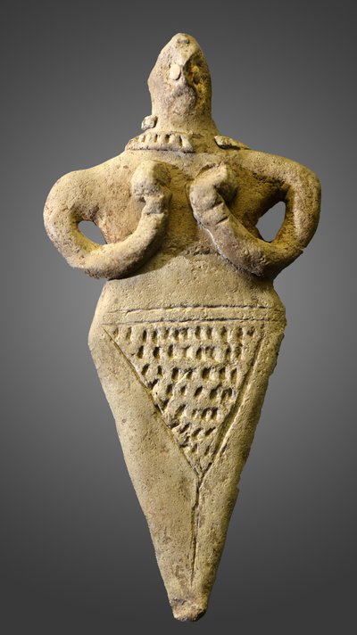 Figur einer nackten Frau, Mesopotamien, ca. 2000-1800 v. Chr. von Mesopotamian Mesopotamian