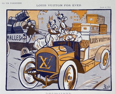 Werbung für Louis Vuitton von Mich (Michel Liebeaux) von Mich