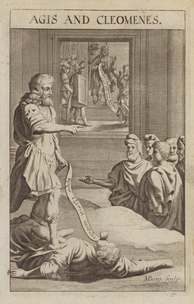 Agis IV und Kleomenes III, spartanische Könige von Michael Burghers