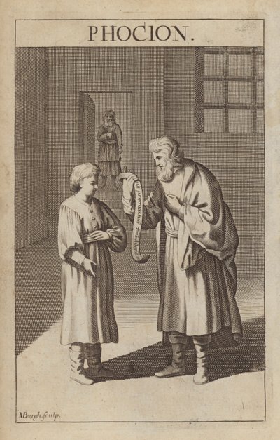 Phokion, athenischer Staatsmann und General von Michael Burghers