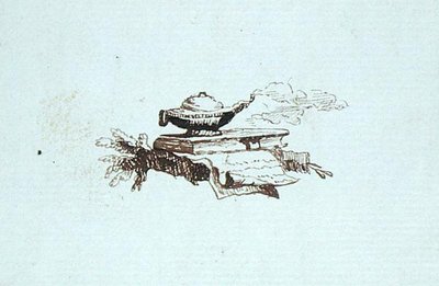 Zeichnung aus Michael Faradays Sammelalbum von Michael Faraday