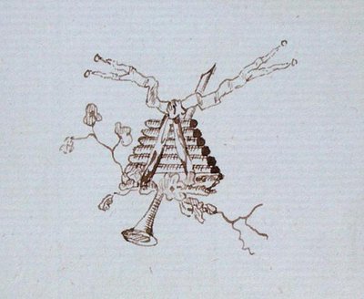 Zeichnung aus Michael Faradays Sammelalbum von Michael Faraday