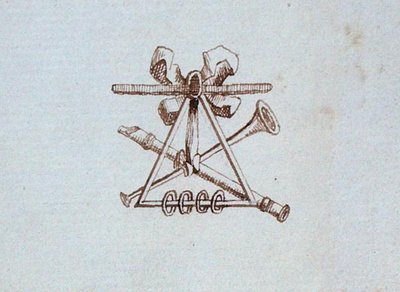 Zeichnung aus Michael Faradays Sammelalbum von Michael Faraday