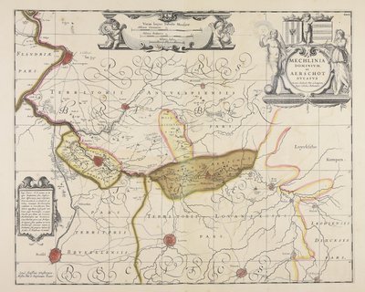 Mechlinia Dominium et Aerschot Ducatus von Michael Floris van Langren