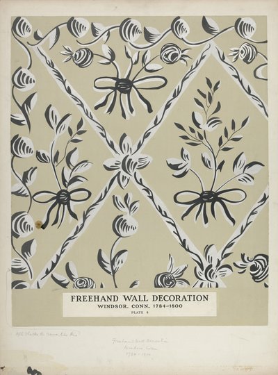 Freihanddekoration, ca. 1939 von Michael Lauretano
