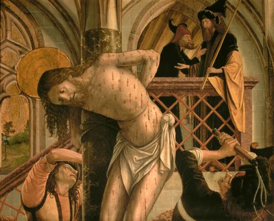 Die Geißelung Christi von Michael Pacher