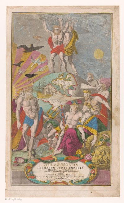 Atlas und Herkules tragen den Sternenhimmel von Michael Rössler