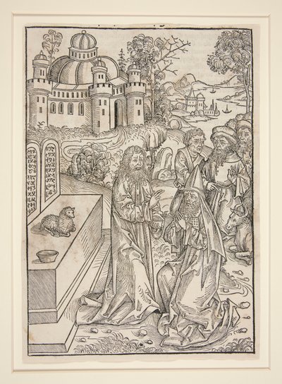 Seite aus Stephan Fridolin, Der Schatzbehalter (Nürnberg: Anton Koberger, 1491) von Michael Wolgemut
