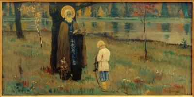 Vision des Knaben Bartholomäus von Michail Wassiljewitsch Nesterow