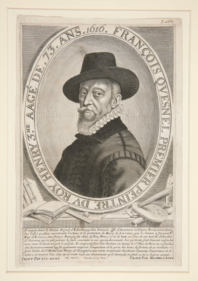 François Quesnel (1543-1619), im Alter von 73 Jahren von Michel Lasne