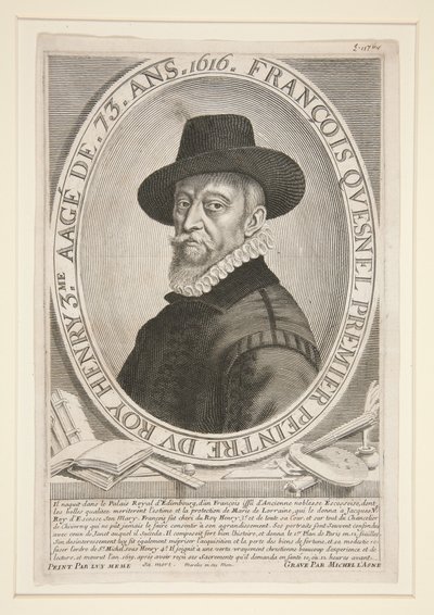 François Quesnel (1543-1619) im Alter von 73 Jahren von Michel Lasne