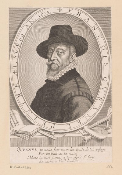 Porträt von François (I) Quesnel von Michel Lasne