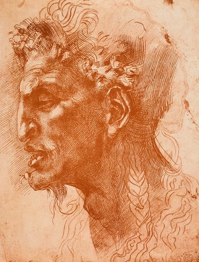 Satyrkopf von Michelangelo Buonarroti