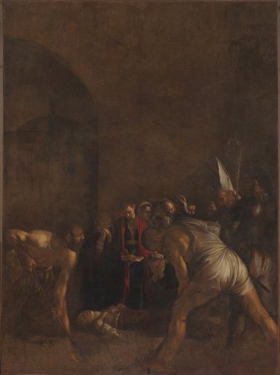 Begräbnis der Heiligen Lucia Seppellimento di Santa Lucia, ca. 1608 von Michelangelo Caravaggio