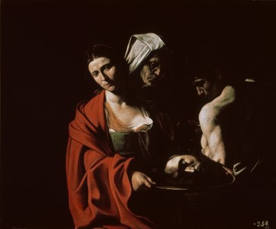 Salome mit dem Kopf von Johannes dem Täufer von Michelangelo Caravaggio