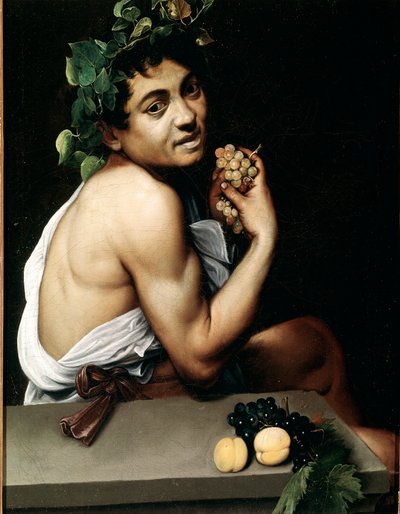 Der junge Bacchus (Bacchino) krank von Michelangelo Merisi da Caravaggio