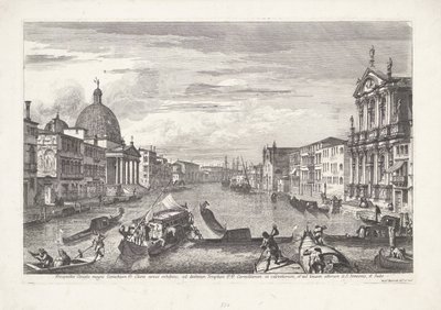 Canal Grande in Venedig (Serientitel) von Michele Marieschi