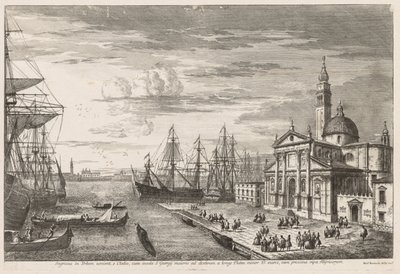 Ansichten von Venedig: Das Becken von St. Markus von Michele Marieschi