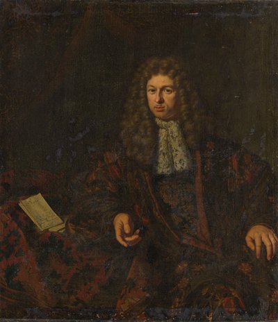 Porträt von Nicolaes Witsen (1641-1717) von Michiel van Musscher (signed by artist)