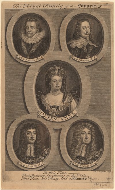Die königliche Familie der Stuarts von Michiel van der Gucht