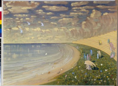 Engel (Paradies) von Mikalojus Ciurlionis