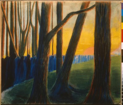 Trauersinfonie (III) von Mikalojus Ciurlionis
