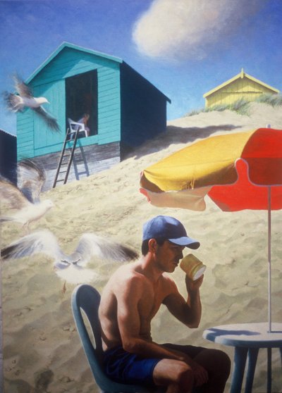 Tag bei den Strandhütten von Mike Briscoe