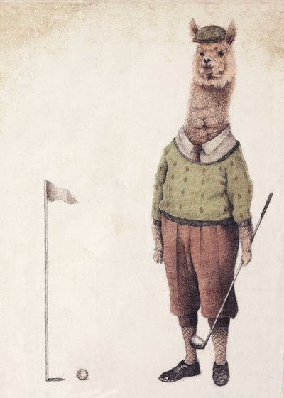 Alpaka-Golfclub von Mike Koubou