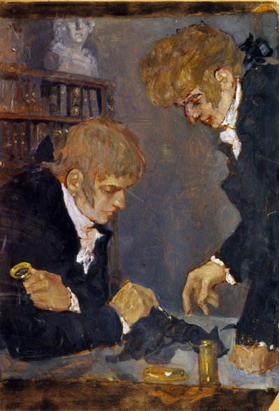 F. G. Cuvier und E. G. Saint Hilaire von Mikhail Dmitrievich Ezuchevsky