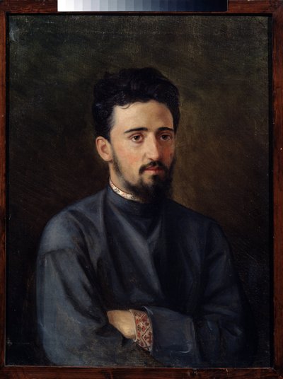 Porträt des Schriftstellers Vsevolod Mikhailovitch Garchine von Mikhail Georgievich Malyshev