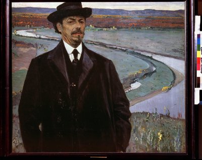 Selbstporträt von Mikhail Vasilievich Nesterov