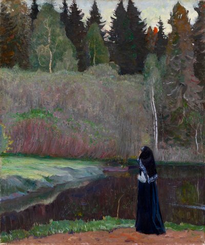 Der Gesang der Nachtigall von Mikhail Vasilievich Nesterov