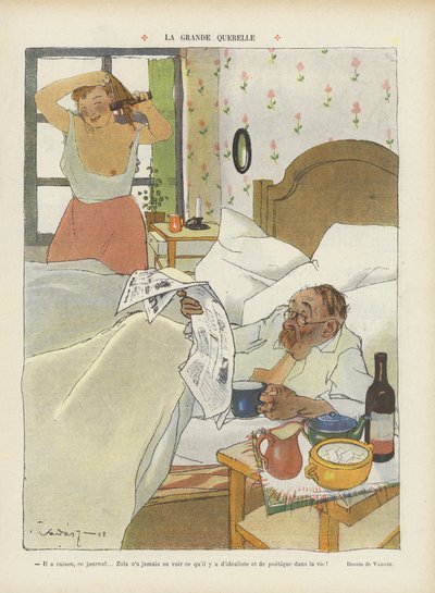 Illustration für Le Rire von Miklós Vadász