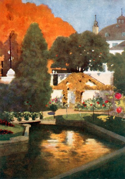 Schloss Fredensborg, aus dem Marmorgarten von Mima Nixon
