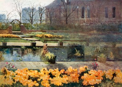 Der holländische Garten, Kensington Palace von Mima Nixon