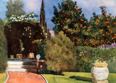 Der Garten des Kronprinzenpalastes, Athen von Mima Nixon
