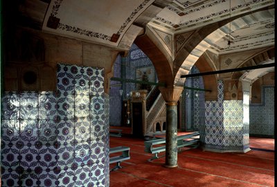 Innenansicht der Rustem-Pascha-Moschee (1560-1564) von Mimar Sinan