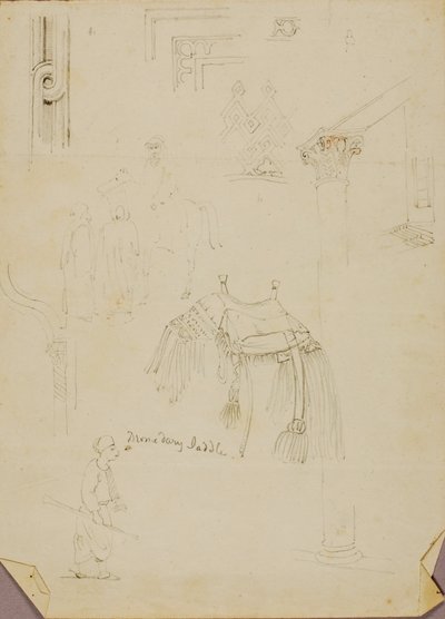 Dromedarsattel/Studien von Miner Kilbourne Kellogg