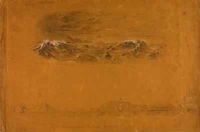 Sturm vor Kap Palos/Eingang nach Cartagena von Miner Kilbourne Kellogg