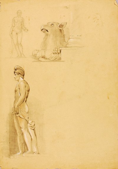 Studien von Sculante von Miner Kilbourne Kellogg