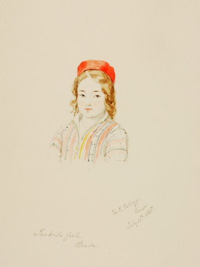Türkisches Mädchen, Brusa von Miner Kilbourne Kellogg