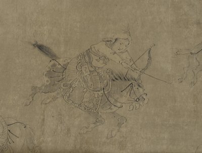 Die Gefangenschaft von Cai Wenji, 14.-15. Jahrhundert von Ming Dynasty Chinese School