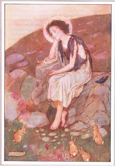 Es war die kleine graue Straße darunter, auf die seine Augen gerichtet waren von Minnie Didbin Spooner