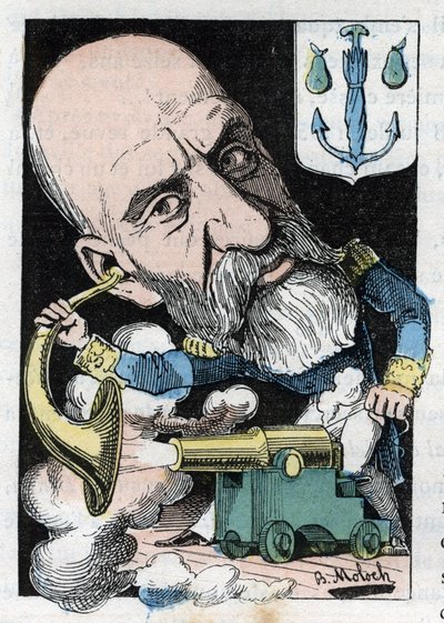 Porträt von François Ferdinand Philippe, Prinz von Joinville (1818-1900) von Moloch
