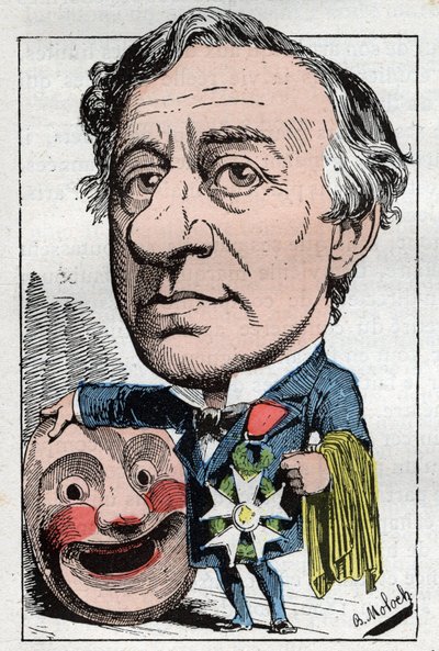 Porträt von Francois Jules Edmond Got (1822 - 1901) französischer Schauspieler von Moloch