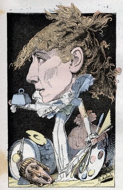 Porträt der Komödiantin Henriette Rosine Bernard, genannt Sarah Bernhardt (1844-1923) von Moloch